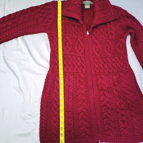 Carigan / Zippered Sweater 100% wool - Picture 6 of 6